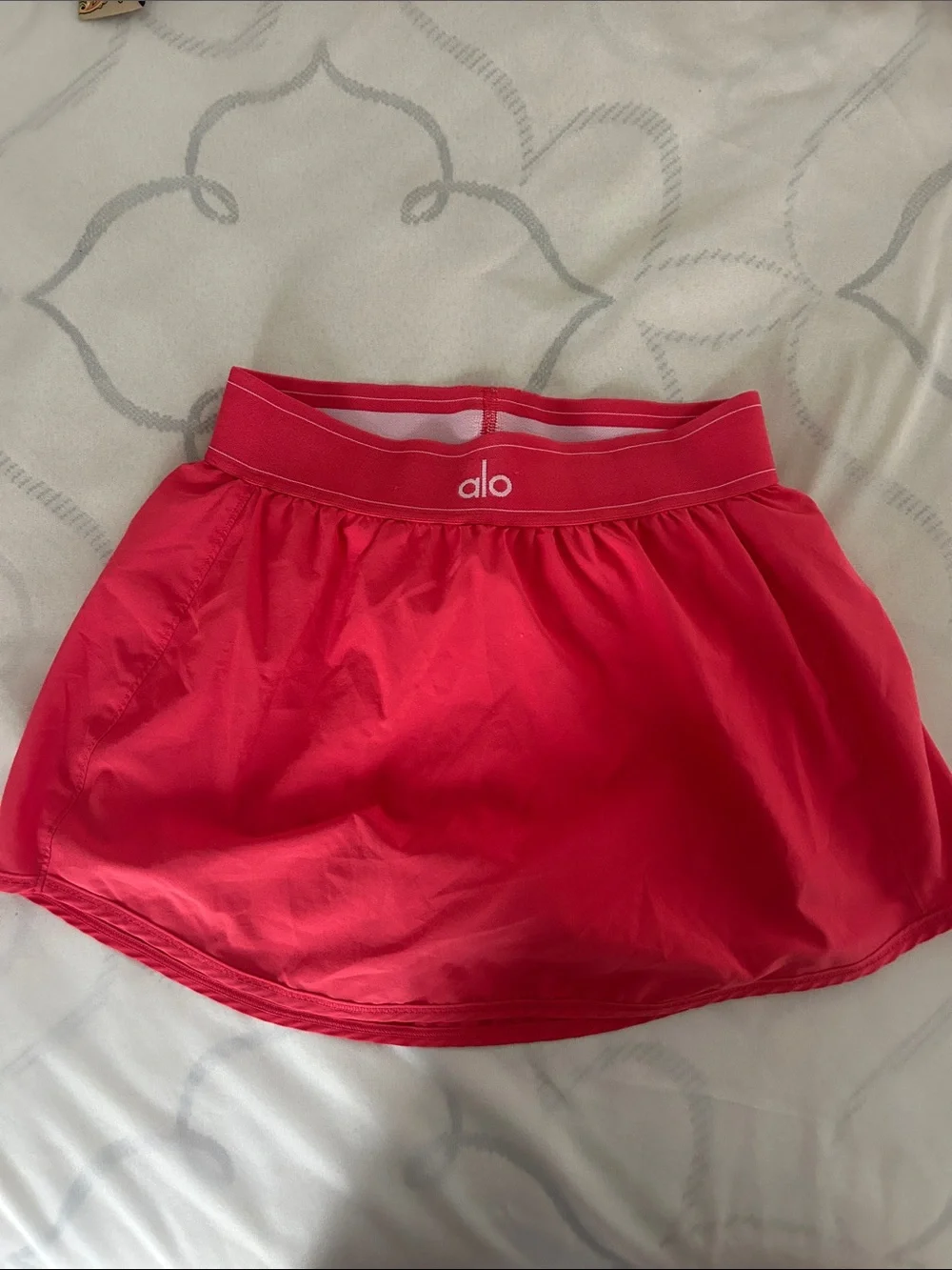 ALO Yoga Pink Match Point Tennis Skirt Size S